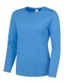 AWDis Cool Girlie long sleeve cool T Sapphire Blue